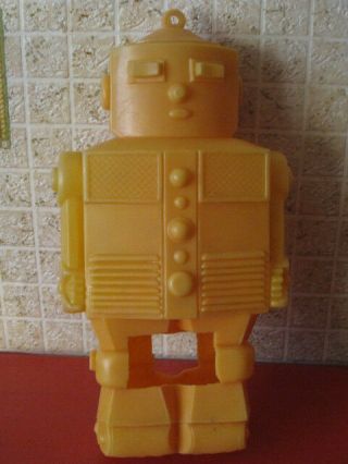 Old Vintage Soviet Russian Made In Ussr Plastic Robot Box Toy 1970 
