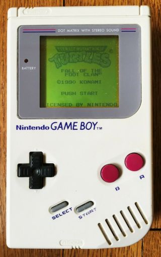 Nintendo Game Boy Play It Loud Series Rare White &