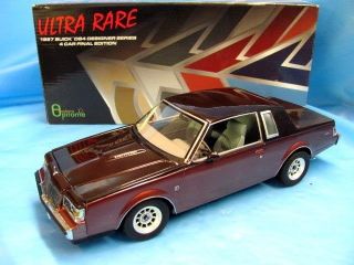 Gmp 1/18 Ultra Rare 1987 Buick Regal T - Type D84 Red/rosewood G1800219 Mib