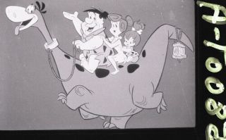 The Flintstones Hanna Barbera Rare 1976 Nbc Tv Photo Negative