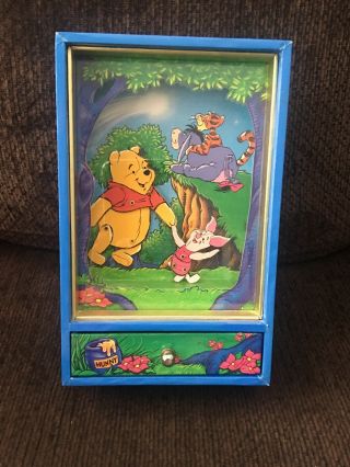 Rare Disney Winnie The Pooh And Piglet Dancing Music Box