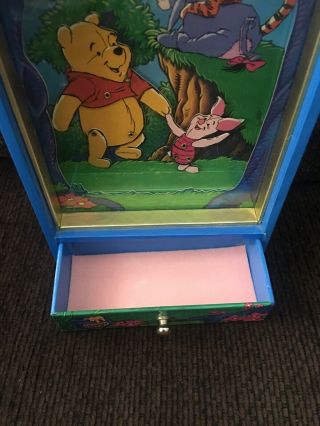 RARE Disney Winnie The Pooh And Piglet Dancing Music Box 2