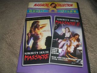Sorority House Massacre / Sorority House Massacre 2 Ii Rare Oop Like Dvd