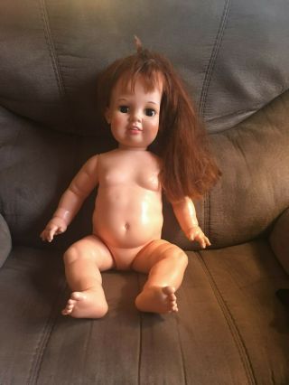 1972 1973 21 " Chrissy Baby Doll Hair Growing Ideal Toy Corp