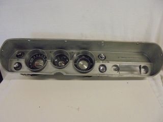 1965 Chevelle Dash Panel With Gauges - - Gm - Chevy - Rare -