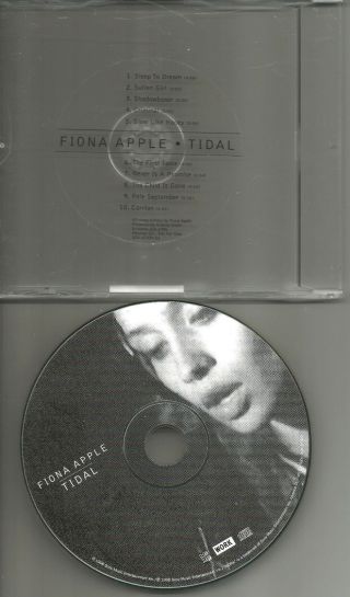 Fiona Apple Tidal Ultra Rare Advnce Promo Dj Cd Usa 1996 Aok67439 Limited