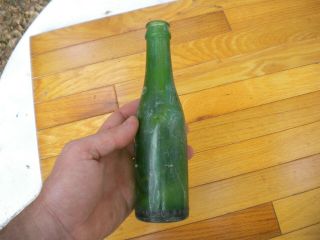 Vintage Nu - Icy Opp Alabama Green Soda Bottle Rare