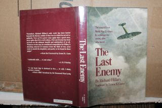1983 The Last Enemy Wwii Book Richard Hillary First Us Edition Rare Dust Jacket