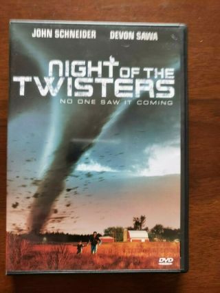 Night Of The Twisters (dvd,  2006) Schneider Sawa Rare