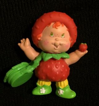 Strawberry Shortcake Berrykin Critter With Pouch 1985 Authentic Vintage 