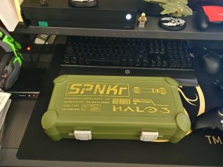 Halo 3 SPNKr Missile Case for Xbox Accessories Storage Box RARE Missing Latches 2