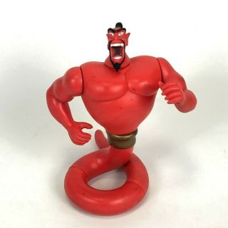 Rare Vintage Disney Aladdin - Red Jafar Genie Action Figure - 1993 Mattel Rare
