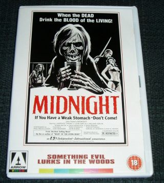 Midnight Dvd Arrow Video Cult Horror Slasher Rare Drive In Exploitation Oop Htf