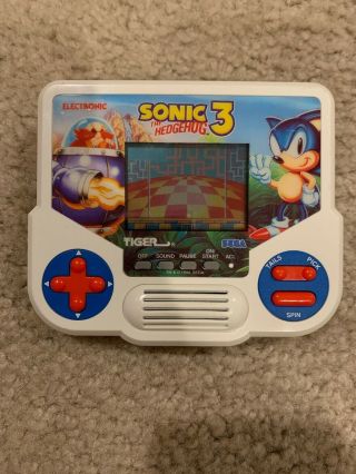 Sega Sonic The Hedgehog 3 Tiger Electronics Handheld Rare Htf