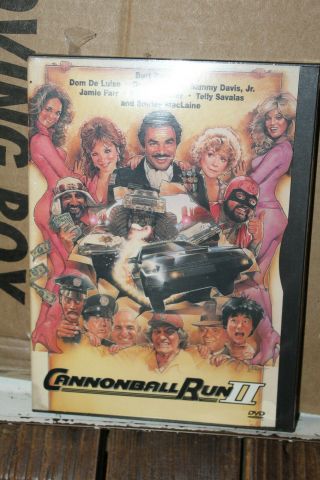 Vintage Dvd 1999 1983 Cannonball Run Ii 2 Burt Reynolds Dean Martin Rare