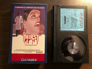 Thirst - Beta Rare - 1979 David Hemmings Henry Silva - Horror - Cultvideo