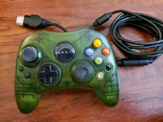 Xbox Halo Edition Controller S Green Rare - Authentic