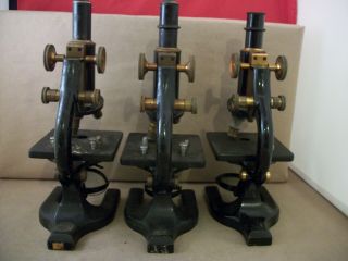 Estate Find: 3 Antique Brass Microscope,  Spencer Buffalo,  USA 3