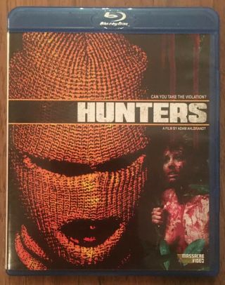 Hunters (blu - Ray,  Dvd) Rare Massacre Video Horror Exploitation