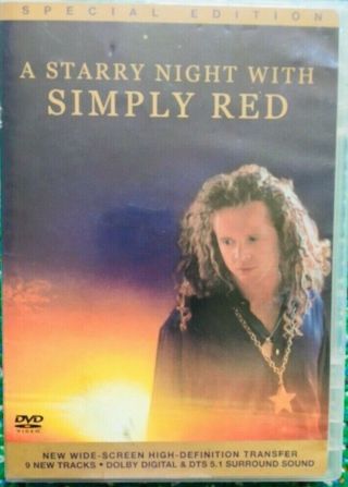 Simply Red: A Starry Night W/ Simply Red Special Edition Dvd - Rare On Region 1
