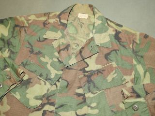 Us Army Vietnam Special Forces Navy Seal Erdl Camo Jungle Jacket Vtg Coat Rare