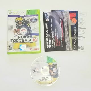Ncaa Football 14 Microsoft Xbox 360 2014 Rare