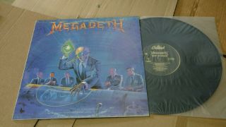 Megadeth Rust In Peace Korea Vinyl Lp 12 " Rare Sleeve