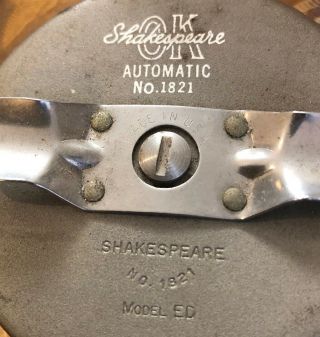 (IN ORIG.  BOX) Shakespeare 1821 OK Automatic Model ED Fly Rod Reel 3