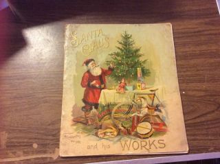 Santa Claus And His By George P.  Webster C.  1897 Mcloughlin Bros.  Rare