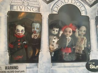 Living Dead Dolls Minis Series 3 CIB Seven Dolls Spencer Gifts Exclusive RARE 2