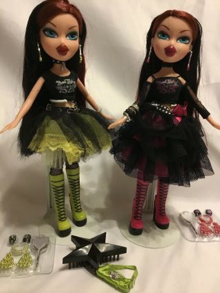 Bratz Wicked Evil Twins Sisters Tlc Dolls Ciara & Diona W/accessories Rare
