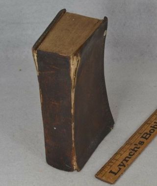 Antique Bible Civil War Era 1870 Leather 6 X 4 In Oxford London