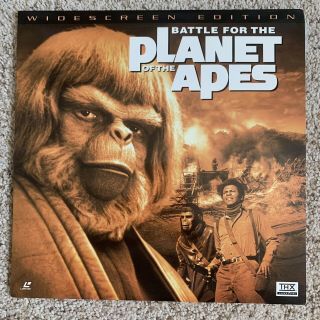 Battle For The Planet Of The Apes Widescreen Laserdisc - Very Rare Late Release