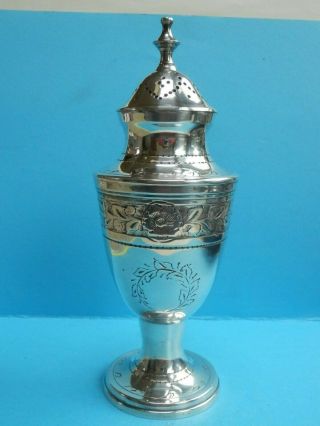 A Lovely Quality French 19thc Heavy Silver Plated Sugar Sifter/shaker.