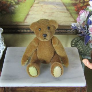Dollhouse Cute Teddy Bear Miniature Jointed Artisan? Nursery Toy 2 1/4  1:12
