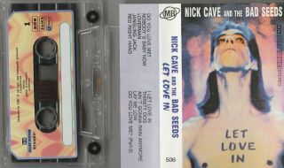 Nick Cave And The Bad Seeds - Let Love In.  Polish Cassette.  Rare.  M.  Records