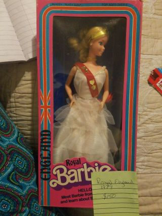 Vintage Royal Barbie In England (1979)