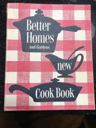Vintage Better Homes & Gardens 1953 Cookbook Recipes Cook Book Rare