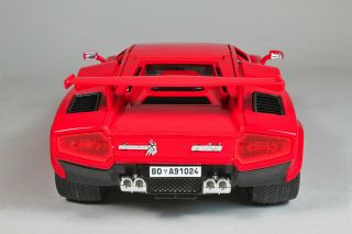 (Very Rare Red) 88 Bburago Lamborghini Countach 5000 - 1:18 Diecast -  - Italy 2