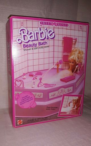 Vintage Barbie Beauty Bath Sweet Roses Early 80s