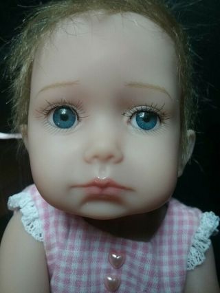 2006 Vintage Hand Painted Doll By Cindy Blond Hair Eyes Reborn Doll?