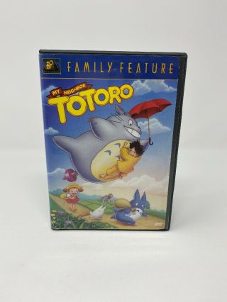 My Neighbor Totoro (dvd,  2002) Fox Family Feature,  Insert Rare Oop