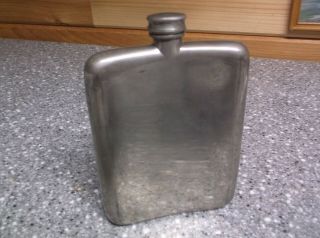 H240 Antique Pocket Flask James Dixon 