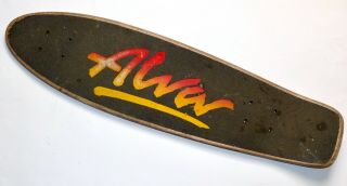 Tony Alva Skateboard Deck 30” X 8” 1970s Reissue Dogtown Classic