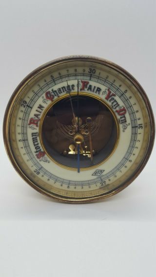 Antique German Aneroid Barometer Made By Atco Circa 1930