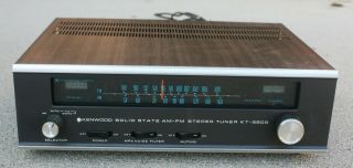 Vtg Rare Kenwood Kt - 3500 Stereo Am/fm Tuner,  And Well