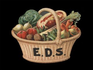 Rare Vintage Edwards Soup Tradecard Advertising Insert Old Vegan Advert