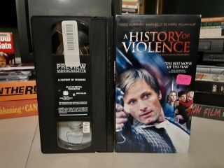 A History Of Violence Last Hollywood Vhs Cronenberg Ultra Rare Preview Tape