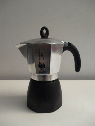 Rare See Thru Lid Bialetti Dama Stove Top Espresso Maker Moka Pot 6 Cup Euc