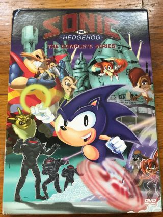Sonic The Hedgehog - The Complete Series Dvd 26 Episodes,  4 Discs Rare